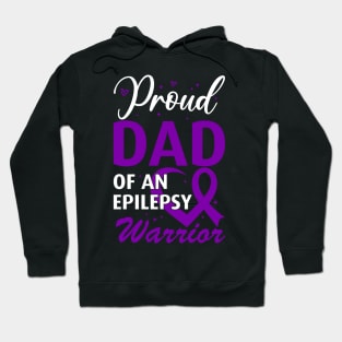 Epilepsy Awareness Proud Dad of an Epilepsy Warrior Hoodie